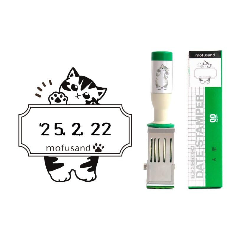 Amazon.co.jp: フタバ mofusand 日付印 Mサイズ ゆるにゃん M